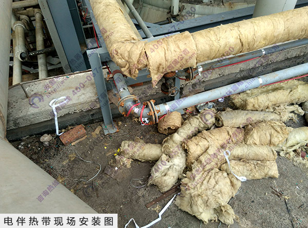 電伴熱帶現場安裝圖