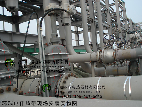 環(huán)瑞電伴熱帶現(xiàn)場安裝實(shí)物圖