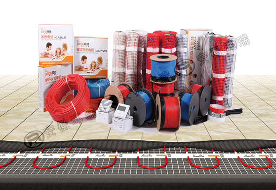 發(fā)熱電纜電地暖安裝示意圖 發(fā)熱電纜電地暖安裝示意圖